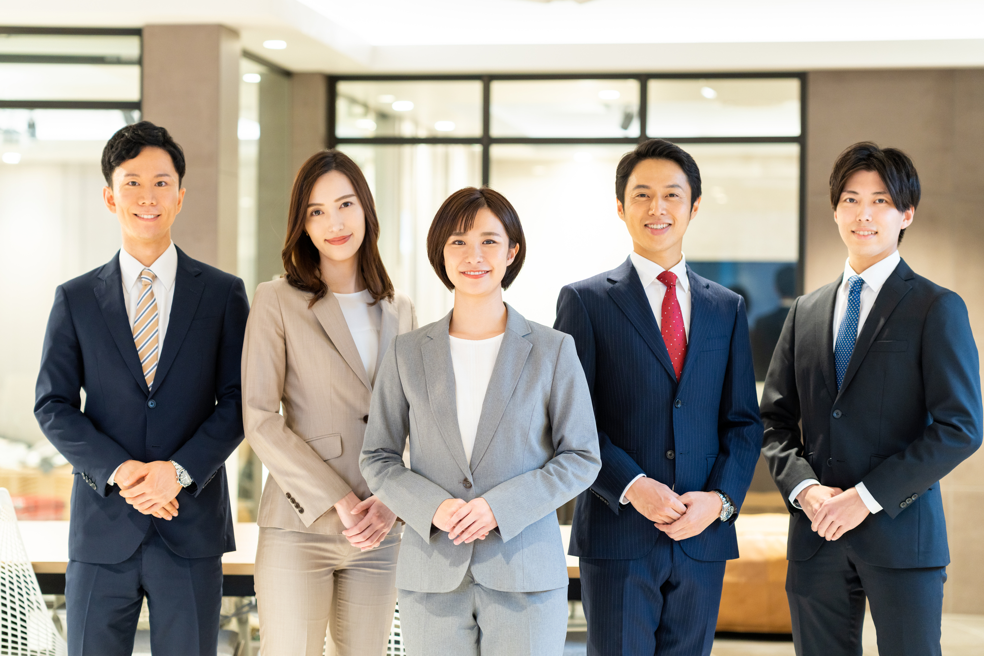 日本人女性従業員の研修風景